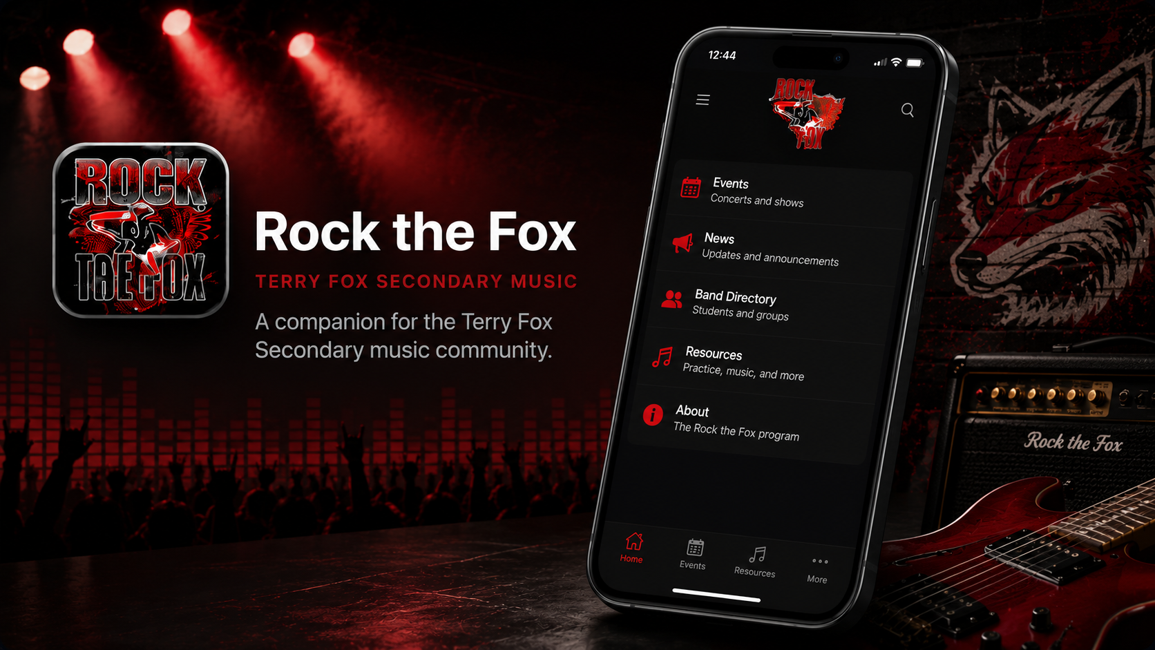 Rock the Fox promotional artwork.